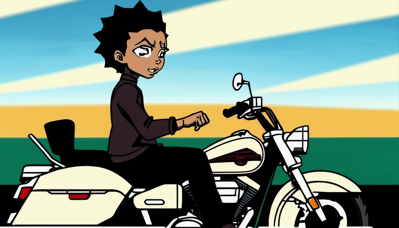 04879-1397460766-Boondocks Art Style, riding a motorcycle.jpg